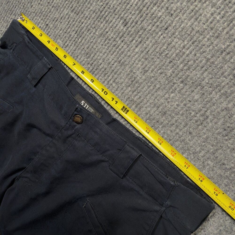 5.11 Tactical Icon Pants Men 38x32 Navy Blue Ripstop Cargo Utility Hiking - Picture 8 of 10